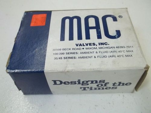 MAC VALVE INC. 811C-PM-111CA SOLENOID VALVE *NEW IN A BOX*