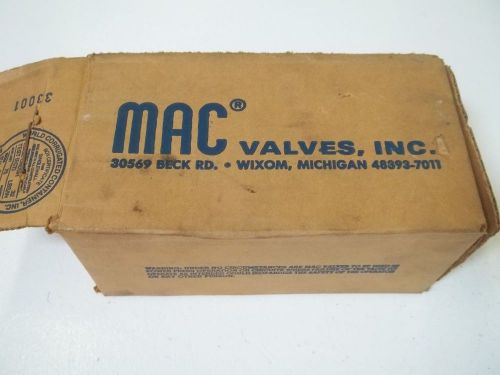 MAC VALVE INC. 6321D-213-PM-591DA SOLENOID VALVE *USED*