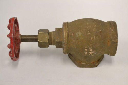 United fig 126s wsp 200wog 125 brass threaded 1-1/2 in npt globe valve b323384 for sale