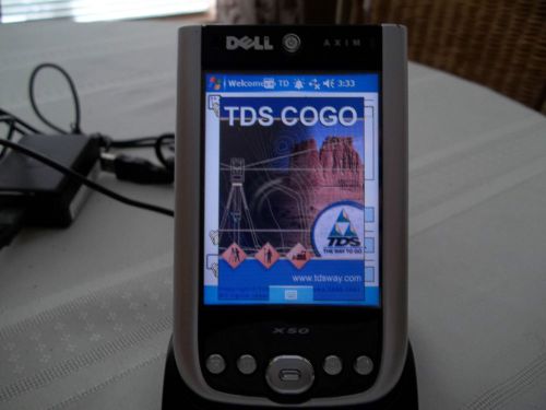 TDS COGO Pocket PC Dell Axim X50 WITH 256 MB SD CARD