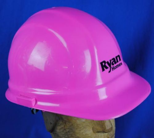 Neon Hot Pink Hardhat Hard Hat Ryan Homes SEI Omega II