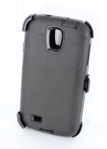 NEW Defender Phone Case Cover w Holster/Screen Guard Samaung GalaxyS4 Shockproof