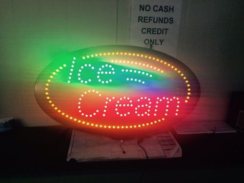 LED Icream sign