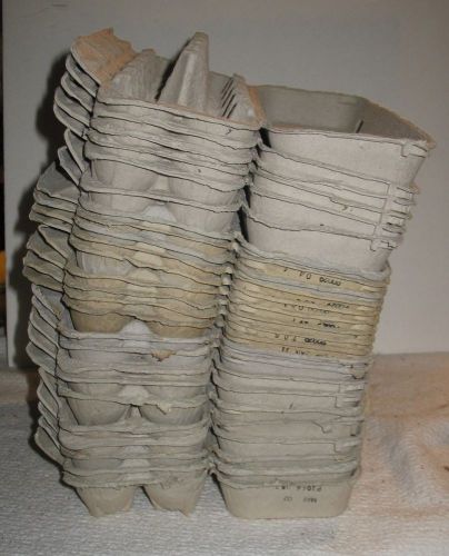 25 Cardboard/Paper Large Egg Cartons Used Clean Holds 1-Dozen (12) Ea Free Ship