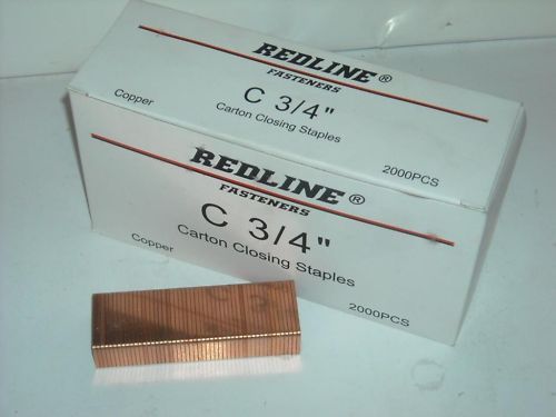 Redline Staples C 3/4&#034; 561/18 32/18 B34C 2000ct Box