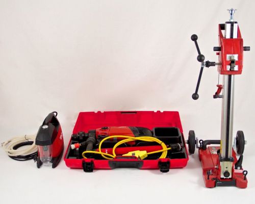 Hilti dd-150-u diamond core drill with vacuum vac rig and stand for sale