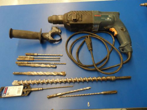 Bosch bulldog 11228vsr corded rotary hammer drill with bits for sale