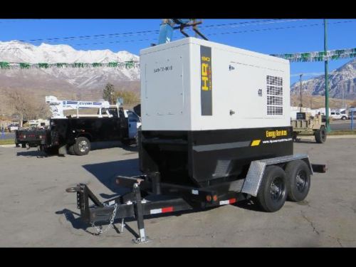 Generator portable 74 kw &#039;11 hipower deere turbo diesel 240/480 v 3 ph for sale