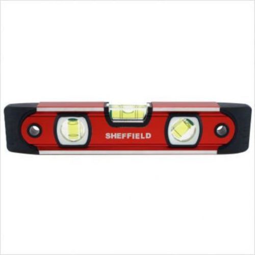New sheffield 58640 9-inch magnetic v-groove torpedo level for sale