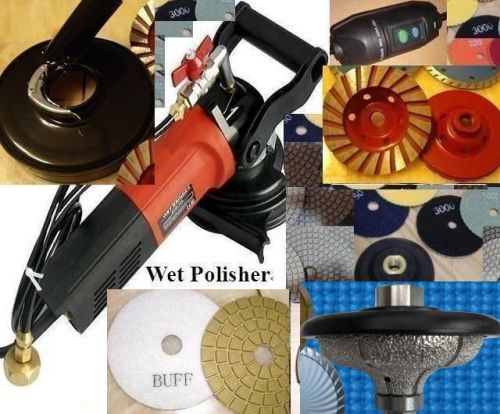 Wet polisher dust free f30 ogee router bit buff pad cup wheel concrete stone for sale