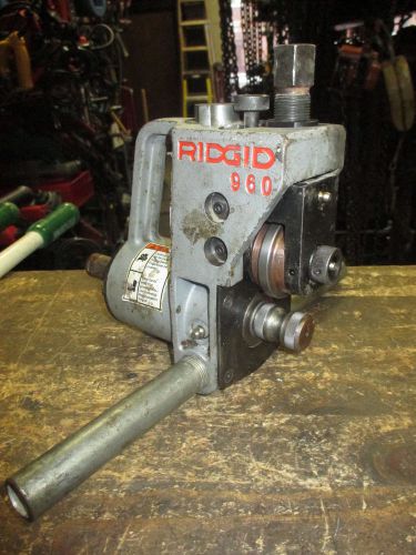 Ridgid 960 groover 1 1/4 - 6&#034; capacity good cond for sale