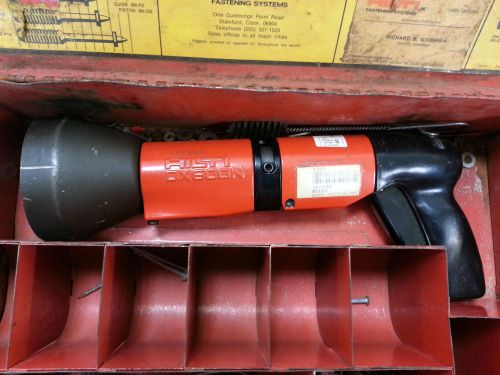 HILTI DX600N DX 600N POWDER ACTUATED ANCHOR TOOL W/CASE WORKS **FREE SHIPPING***