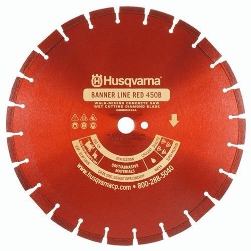 Husqvarna  18&#034; diamond saw blade , walk behind saw , red 450b-r asphalt concrete for sale