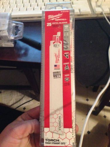 Milwaukee  48-00-8788  9&#034;-18 tpi  the  torch  sawzall blades  lot of 5 blades for sale