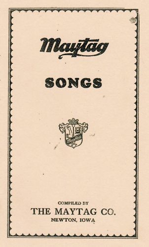 Maytag Song Book Dealer Engine Washer Hit &amp; Miss