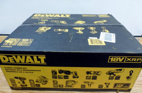 Dewalt dck955x 9-tool combo kit 18v new for sale