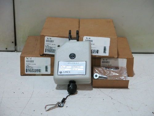 5 APEX BL-4A TOOL BALANCERS, CAPACITY: 2-4 LBS., CABLE LENGTH: 5.2 FT.