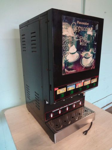 Commercial &#034;cecilware&#034; 5 flavors paramount cappucino/hot beverage  dispenser for sale
