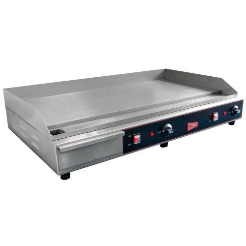 Cecilware Stainless Steel 36&#034; Countertop Flat Top Electric Griddle 240V EL1636