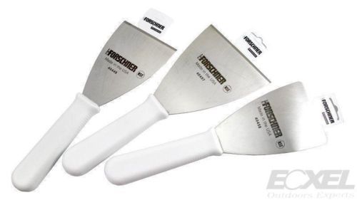 Victorinox #40449 forschner 3x4 1/2 &#034; pan scraper, stiff blade, white handle for sale