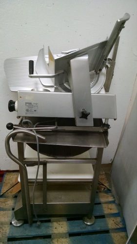 Bizerba SE 12 US Manual Meat/Cheese Deli Slicer &amp; Face to Face Deli Slicer Stand