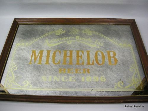 Anheuser Busch Michelob Classic Bar Mirror 26 x 18 GOOD