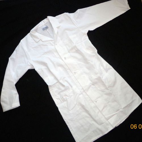 Nw artex male chef jacket coat white chefworks uniform kitchen sz 44 m/l #c2 for sale