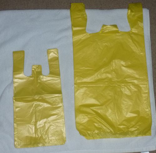 T-Shirt Plastic Shopping Combo Yellow Bags
