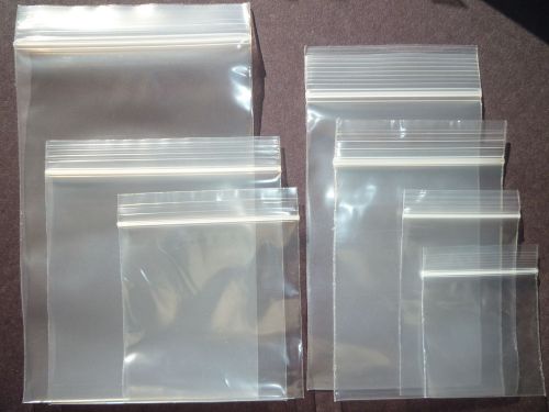 25 reclosable ziplock bags - 3x5 - 2 mil thick - premium quality - 3&#034; x 5&#034; for sale