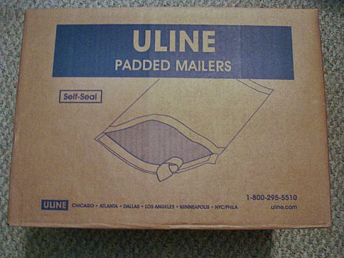 (100) new 8 1/2 x 12&#034; uline self-seal padded mailers #2  s-1414 for sale