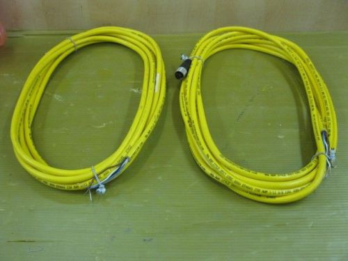 LOT OF 2 BANNER MICRO SCREEN CABLE 2517 300V E54661