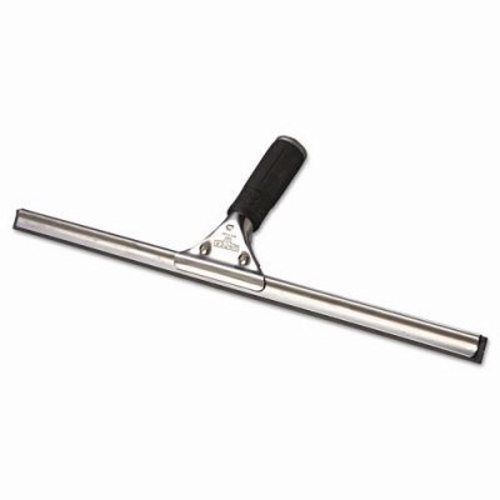 Unger stainless steel window squeegee, 18&#034; blade, rubber, straight (ungpr45) for sale