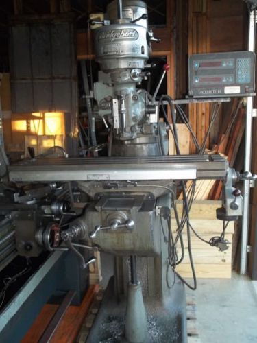 Bridgeport Milling Machine with Power Feed and ACU-RITE DRO