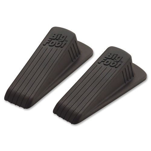 New master caster big foot no-slip doorstops, brown, 2/pk heavy duty usa made for sale