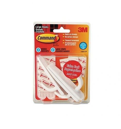 3M Removable Utility Hooks with Command Adhesive - Brand New Item