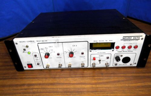 NEURO DATA NEURO-CORDER MODEL DR-390 2 CHANNEL DIGITIZING RECORDER RACK MOUNT