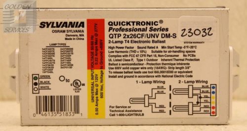 Sylvania QTP 2x26CF/UNV DM QUICKTRONIC 2-Lamp T4 Electronic Ballast