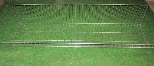 CHROME WIRE SHELF/BIN DISPLAY BASKET 48&#034;