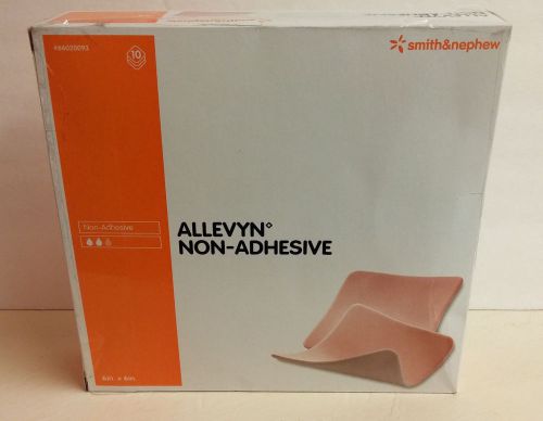 Smith &amp; Nephew Allevyn Hydrocellular Non- Adhesive 6&#034; x 6&#034; 10/box Exp 2016-09