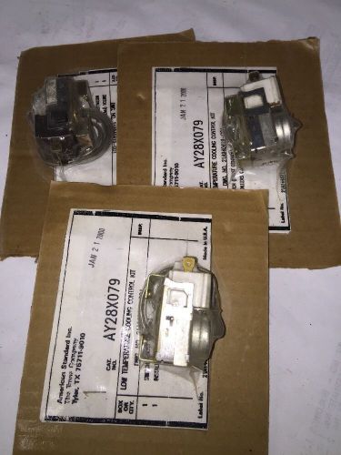 A White 28X079 Low Temperature Control Kit Lot Of Three