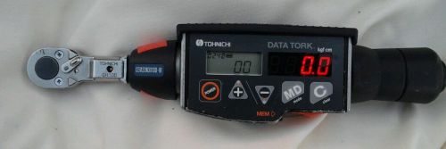3/8 tohnichi model cem20n3x10d-m digital torque wrench &amp; charger, works perfect for sale