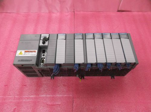 Allen Bradley SLC 5/04 CPU SLC 500 1746-P2 3X 1746-ITV16 3X 1746-OB16 1746-IV16