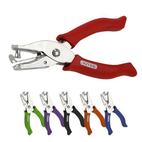 10-Sheet One-Hole Paper Punch Pliers with Soft Grip Comfort Handle