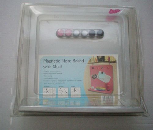 Clever Cubicles Magnetic Note Board With Shelf Brand New