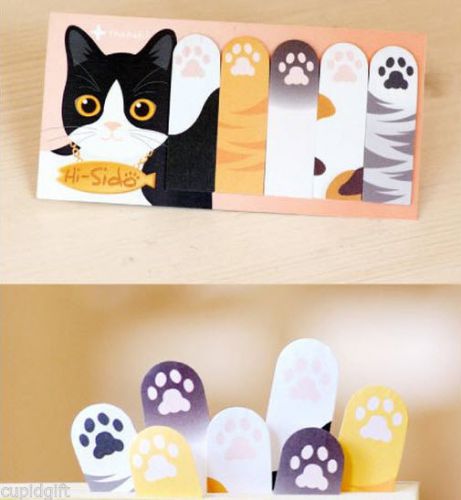 Pet Series Hi-Sido Bookmarks Post-it Sticky Note Memo Index Pad Cute Kawaii