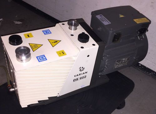 Varian Agilent DS602 DS-602 Dual Stage  Rotary Vane Pump,Rebuilt tested ExcCond.