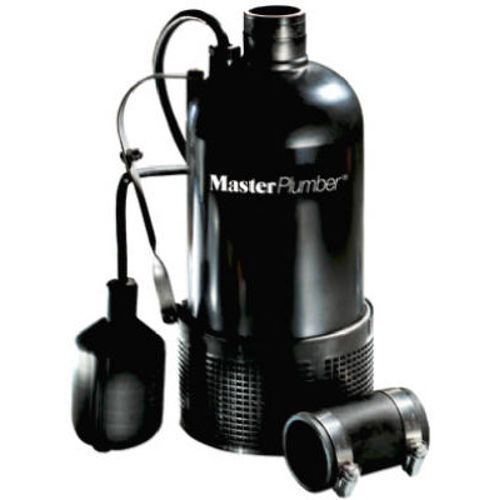 Master Plumber 3/4 HP Continuous Duty Auto Submersible Sump Utility Pump 540136