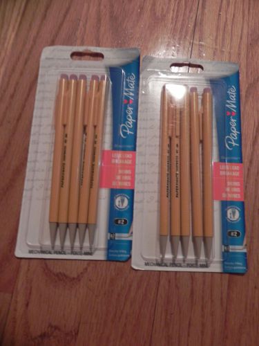 Papermate Mechanical Pencils - 2X- 5 in each pack-Less Lead Breakage