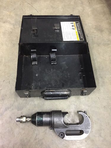 Burndy Crimper 750 Revilver Hydraulic Tool 4 Remote Enerpac Hand Pump Hypress