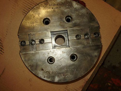 10&#034; 2-JAW CHUCK POWER DRAW BAR TYPE, A1-6 SPINDLE NOSE AMERICAN T &amp; G JAWS